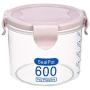 Buckle Sealed Food Container Transparent Cereal Round Storage Jar Holders Kitchen Clear Seasoning Containers New,No.2