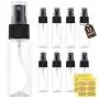 Bouteille en plastique fine pulvérisation 30ml (12 pièces) – Petite vaporisateur de voyage, idéale pour parfum, eau, Cologne, alcool, échantillons (Clair) Bouteille en plastique fine pulvérisation 30ml (12 pièces) – Petite vaporisateur de voyage, idéale pour parfum, eau, Cologne, alcool, échantillons (Clair)