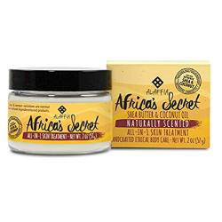 Alaffia - Africas Secret, Handcrafted Multipurpose Cream to Help Moisturize, Soften, and Protect Skin with Shea Butter, Bee Propolis, Coconut and Baobab Oil, Fair Trade, Ethically Crafted, 2 Ounces