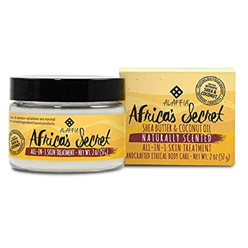 Alaffia - Africas Secret, Handcrafted Multipurpose Cream to Help Moisturize, Soften, and Protect Skin with Shea Butter, Bee Propolis, Coconut and Baobab Oil, Fair Trade, Ethically Crafted, 2 Ounces