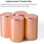 Ensemble de boîtes à thé avec couvercles étanches pour la maison et la cuisine, contenants pour thé, sucre, café, feuilles de thé de luxe (Rose Gold1, 4 pièces / 4,7OZ) Ensemble de boîtes à thé avec couvercles étanches pour la maison et la cuisine, contenants pour thé, sucre, café, feuilles de thé de luxe (Rose Gold1, 4 pièces / 4,7OZ)