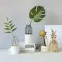 Scandinavian Ceramic Iron Wire Vase Plant Hydroponic Jar Elegance Flower Detachable Storage Jar Minimalist Desktop Decor Art Vas,Middle Gold Scandinavian Ceramic Iron Wire Vase Plant Hydroponic Jar Elegance Flower Detachable Storage Jar Minimalist Desktop Decor Art Vas,Middle Gold