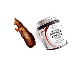 Facial Exfoliator Coffee & Pumpkin Peeling Gel Scrub Mask Hydrating Face Moisturizer Pore Cleansing Brightening Skin Treat Acne Sun Damage Vegan Organic Ingredients Retinol Vitamin E C. Men, Women 8oz