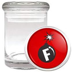 F-Bomb Funny Medical Odorless Glass Jar