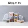 Boîtes de rangement en plastique Taimot avec couvercles, bocaux carrés pour cuisine, rangement de céréales, conservateur de fruits secs, lait en poudre, conserve – Avec balance. Boîtes de rangement en plastique Taimot avec couvercles, bocaux carrés pour cuisine, rangement de céréales, conservateur de fruits secs, lait en poudre, conserve – Avec balance.