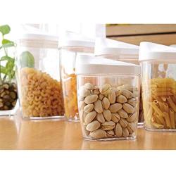 Lunch Box - 5pcs Food Storage Box Clear Container Set With Lids Food Sealed Snacks Dried Fruit Grains Tank Storage Cereal Box