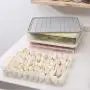 WANGLX ST Storage Box Storage Container Dumpling Crisper Food Grade Plastic Box Can Be Placed in The Refrigerator for Family Restaurants, A