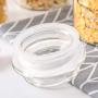 Yl Ly Kitchen Storage Tank Moisture-Proof Household Glass Jars Milk Powder Candy Cans Sealed Cans Three-Piece Suit 1500Mlx3
