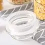 Yl Ly Cylindrical Sealed Tank Glass Grain Jar Milk Powder Candy Jar Moisture-Proof Household 950Ml 1200Ml 1500Ml1500Ml