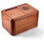 Food Jars & Crocks Storage M Barrel Household Wooden Rice Box Sealed Moisture-proof Insect-proof Flour Barrel Kitchen Large-capacity Rice Storage Box Grain Storage