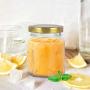 12 pack 4 oz Clear Glass Jam Jars for Jam,Honey,candies,sauce,Baby Foods,Jelly Wedding Favors,DIY Magnetic Spice Jars（Comes with gold lids）