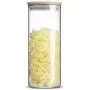 Glass Storage Jar,Kitchen Food Containers with Bamboo Lid Make It Airtight 3.15x7.87inches 34 oz -1000ml Glass Storage Jar,Kitchen Food Containers with Bamboo Lid Make It Airtight 3.15x7.87inches 34 oz -1000ml
