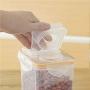 Plastic Grain Storage Jar BPA Free Plastic Airtight Food Storage Containers for Flour Sugar Baking Supplies