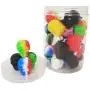 Contenants en silicone SZBS 30/pack 3ml, Boîte en forme de crâne miniature pour huile de vaporisation, miel, non-adhésif, concentré, cire, pots de stockage (1) Contenants en silicone SZBS 30/pack 3ml, Boîte en forme de crâne miniature pour huile de vaporisation, miel, non-adhésif, concentré, cire, pots de stockage (1)