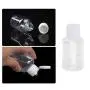 Lurrose 12Pcs 50ml Empty plastic sample bottle container jar pot with flip lid for emollient water shower gel emulsion Lurrose 12Pcs 50ml Empty plastic sample bottle container jar pot with flip lid for emollient water shower gel emulsion