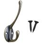 JUSTDOLIFE 12PCS Coat Hook Creative Multipurpose Wall Hook Hat Hook with Screws for Clothes