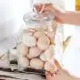 Glasbehälter, feuchtigkeitsdicht, Küchen-Lebensmittelbehälter, Lagerung für Kimchi/Walnüsse/Müsli/Haferflocken