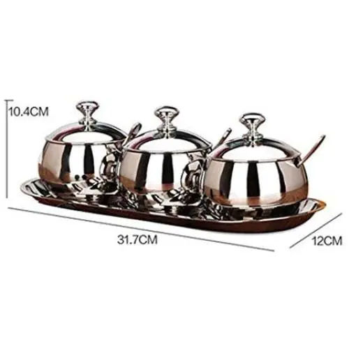 Bouteille et pot d'assaisonnement, boîte de rangement pour condiments, ensemble de bocaux en acier inoxydable pour épices, rangement pour boîte d'épices de cuisine. Bouteille et pot d'assaisonnement, boîte de rangement pour condiments, ensemble de bocaux en acier inoxydable pour épices, rangement pour boîte d'épices de cuisine.