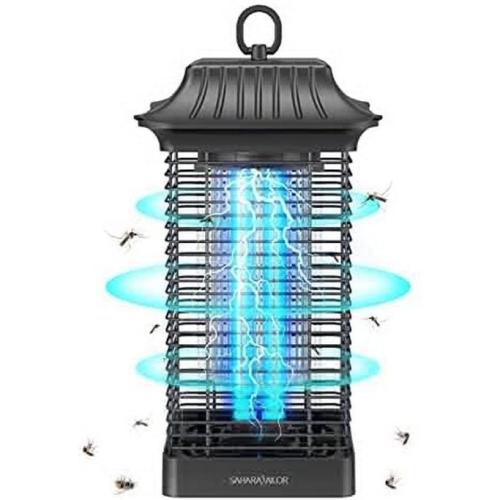 Sahara Sailor Mosquito Zappers with Metal Housing, Outdoor Rainproof Insect Killer, Mosquito lamp, Light-Emitting Flying Insect Trap (Square)