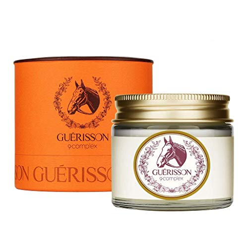 GUERISSON 9 Complex Cream 2.5oz (70g) - Horse Oil Rejuvenating & Lifting Skincare, No Irritation Hypoallergenic Melting Butter Texture Cream, Controlling Oil and Moisture Balance of Skin