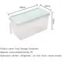 Rectangle Food Storage Containers Kitchen Portable Storage Box PP Material Refrigerator Food Preservation Box Kangsanli (Light Green) Rectangle Food Storage Containers Kitchen Portable Storage Box PP Material Refrigerator Food Preservation Box Kangsanli (Light Green)