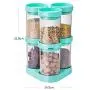 Ensemble de pots d'assaisonnement rotatifs créatifs européens Mini Spice Jars, boîte de saveurs de condiments en plastique. Ensemble de pots d'assaisonnement rotatifs créatifs européens Mini Spice Jars, boîte de saveurs de condiments en plastique.