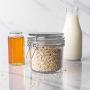 Argon Tableware Glass Storage Jar with Airtight Clip Lid - 350ml - Clear Seal