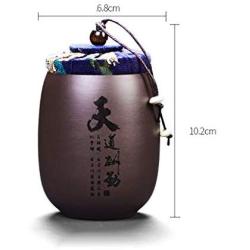 Cereal Containers Mini Sealed Ceramic Tea Can, Kitchen Moisture Storage Tank Containers (Size : R)