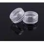 50 PIÈCES Pots en Plastique Transparent Ronds de 15g/0.5oz, Remplissables, Contenants de Stockage pour Échantillons Idéal pour Crèmes, Lotion, Baume à Lèvres, Poudre, Beauté, Ongles. 50 PIÈCES Pots en Plastique Transparent Ronds de 15g/0.5oz, Remplissables, Contenants de Stockage pour Échantillons Idéal pour Crèmes, Lotion, Baume à Lèvres, Poudre, Beauté, Ongles.