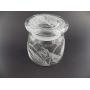 IncisoArt Hand Etched Vibe Storage Jar Sandblasted (Sand Carved) Glass Handmade USA Custom (Praying Mantis Grass, 4.5 Ounce (133ml))