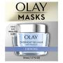 Face Mask Gel by Olay Masks, Overnight Facial Moisturizer with Vitamin A and Hyaluronic Acid for Firming Skin, 1.7 Fl Ounce