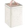 Réservoir de rangement Premier Housewares, Métal galvanisé avec revêtement en poudre, Cuir argenté divisé Réservoir de rangement Premier Housewares, Métal galvanisé avec revêtement en poudre, Cuir argenté divisé