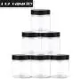 4-Oz Empty Clear Plastic Slime containers with Lids and Labels, Refillable Round Low Profile Containers For Cosmetics, Lotions, Butters, Body sugar scrubs & Beauty Products (12 Pack) 4-Oz Empty Clear Plastic Slime containers with Lids and Labels, Refillable Round Low Profile Containers For Cosmetics, Lotions, Butters, Body sugar scrubs & Beauty Products (12 Pack)