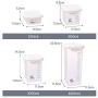 Storage Container With Flip Top Lid,Food Storage Tank With Scale,Cereal Storage Container Superimposable,Sealed Leakproof,Save Space,Durable,Heat Resistant And Cold Resistant,240ML