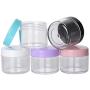 100 Packs Travel Size Jars 20 g and Makeup Spatula Empty Cream Jars TSA Approved Makeup Jars Leak Proof Toiletry Containers for Traveling