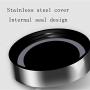 WH- Kitchen Seal Tank Accommodating Fresh Snack Classified Grains Of Stainless Steel Glass Jar Lid Storage Box 4 Sets