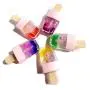 16 Stück Leere Lippengloss-Tubes 5ml/0,2oz Niedliche Rosa Eiskreism Form Befüllbare Lippenbalsam Flaschen Kosmetik Probenbehälter DIY Lippenlack-Vials Lagerflasche für Frauen Make-up Mädchen Schönheit