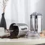 Ensemble de 3 Récipients de Rangement Alimentaire en Acier Inoxydable Brillant pour Comptoir de Cuisine, Pots à Condiments avec Fenêtre, Organisation et Rangement de la Cuisine pour Thé, Café, Collations, Sucre Ensemble de 3 Récipients de Rangement Alimentaire en Acier Inoxydable Brillant pour Comptoir de Cuisine, Pots à Condiments avec Fenêtre, Organisation et Rangement de la Cuisine pour Thé, Café, Collations, Sucre