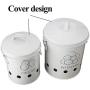 2 Pcs Kitchen Storage Box Container Potatoes Onions Bin Organization Buckets Metal Breathable Vegetable Bottle Jar Kitchen Items,P