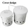 Boîtes de Rangement Cuisine 2 Pièces pour Pommes de Terre, Oignons, Bac de Conservation Métal Respirant, Conteneur pour Bouteilles et Pots. Boîtes de Rangement Cuisine 2 Pièces pour Pommes de Terre, Oignons, Bac de Conservation Métal Respirant, Conteneur pour Bouteilles et Pots.