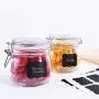 Bouteilles de conservation en verre Betrome 16 OZ avec couvercle en caoutchouc étanche, réutilisables, pour cuisine, stockage de confiture, gelée, miel, haricots, épices (6 pièces) Bouteilles de conservation en verre Betrome 16 OZ avec couvercle en caoutchouc étanche, réutilisables, pour cuisine, stockage de confiture, gelée, miel, haricots, épices (6 pièces)