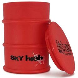 Sky High 160ml Large Red Barrel Container - 100% food grade silicone, non-stick silicon, small item storage