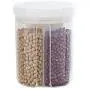 Multi-grain storage box, plastic transparent storage tank, kitchen moisture-proof grid bean sealed can