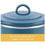 46949 Enamel on Steel Bacon Grease Can/Bacon Grease Container - 4 Inch, Blue (Pack of 2)