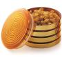 PLANET 007 2 Pc Gift Set Mini Round Multipurpose Jar Small Containers with Airtight Lid Silicon Ring