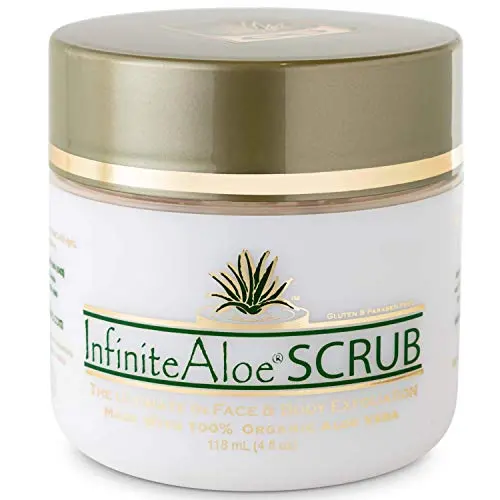 InfiniteAloe Scrub - The Ultimate In Face & Body Exfoliation - (1) 4oz
