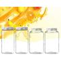 Innovative Unbruchbare Lebensmittel-geehrte Plastik-Getränke-Flaschenverschluss mit Loch für Saft- und Teespritzen mit Aluminiumabdeckung, Glas ohne Loch