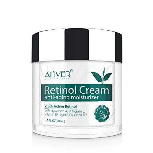 Retinol Moisturizer Miracle Cream for Face - with Retinol, Hyaluronic Acid, Vitamin E and Green Tea. Best Night and Day Moisturizing Cream Retinol Moisturizer Miracle Cream for Face - with Retinol, Hyaluronic Acid, Vitamin E and Green Tea. Best Night and Day Moisturizing Cream