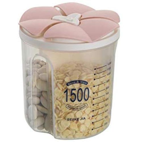 Food Storage Box Rice Beans Storage Jar Seal Cover Kitchen Food Sealed Snacks Dried Fruit Grains Tank Storage банки для хранения,C