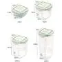 Boîtes de Conservation Alimentaire Food Savers 4 Packs, 240/650/1000/1800ml - Boîtes de Rangement en Plastique Scellées Superposables - Couleur : A Boîtes de Conservation Alimentaire Food Savers 4 Packs, 240/650/1000/1800ml - Boîtes de Rangement en Plastique Scellées Superposables - Couleur : A